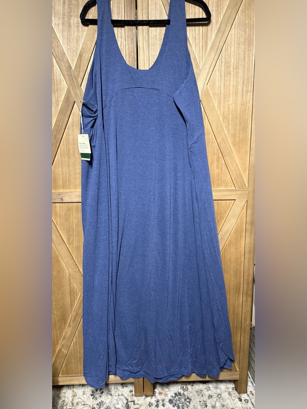 Halara NWT 3X Blue Women's Maxi Dress - Cool and Stretchy